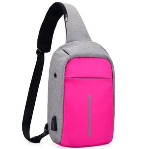 Anti theft waterproof fitness chest cross bag